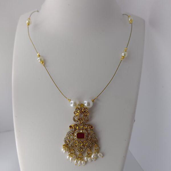 Invisible Peacock Chain Multicolor for Women - Gold Plated Fashion Jewellery | Nakshatra Emporium